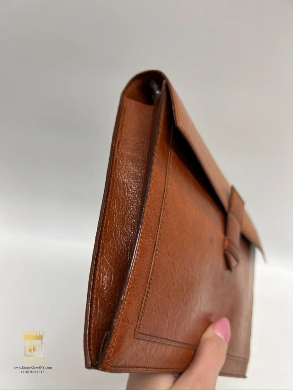 YSL vintage leather clutch - Picture 6 of 12